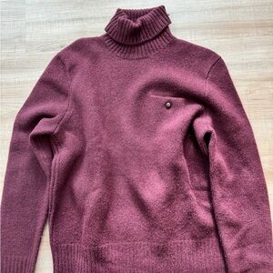 Polo Ralph Lauren Men's Burgundy Turtleneck Sweater